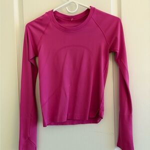 SOLD Lululemon Swiftly Tech Long Sleeve Sonic Pink
